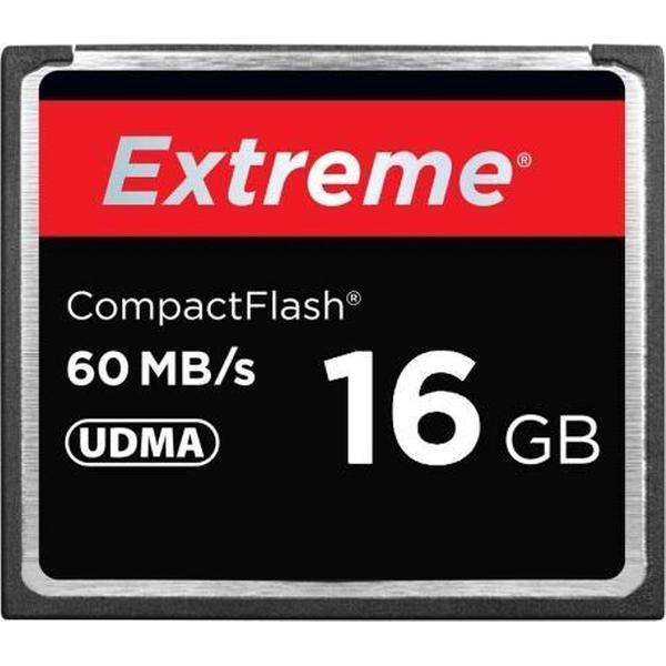 16GB Extreme Compact Flash-kaart, 400X leessnelheid, tot 60 MB / S (100% werkelijke capaciteit)