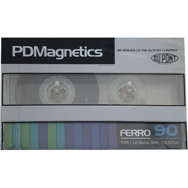 PDM FE 90 AUDIO TAPE (CASSETTE BANDJE) - 90 MIN (2 X 45) TYPE I - IEC 1 - vintage uit 1990