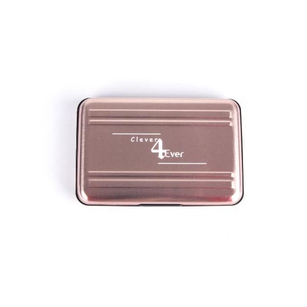 Clever4Ever - SD Kaart houder - 16 plekken - Waterdicht - Geheugenkaart houder - Micro-SD kaart houder - Rosé