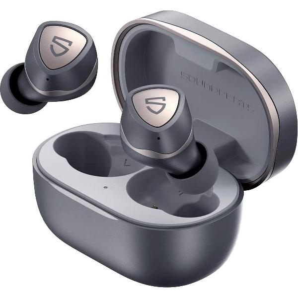 SoundPEATS Sonic Touch control TWS Bluetooth 5.2 in-ear oortjes, wireless, 35 uur speeltijd, immense bass, USB C