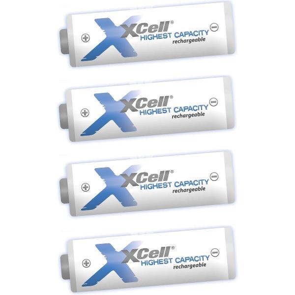 Xcell AAA krachtige batterijen - 4 stuks - 1050mAh