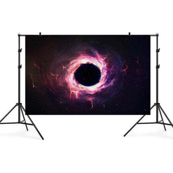 2.1mx 1.5m Zwart Gat Sterrenhemel Themafeest Kinderstudio Fotografie Achtergronddoek (TK1)