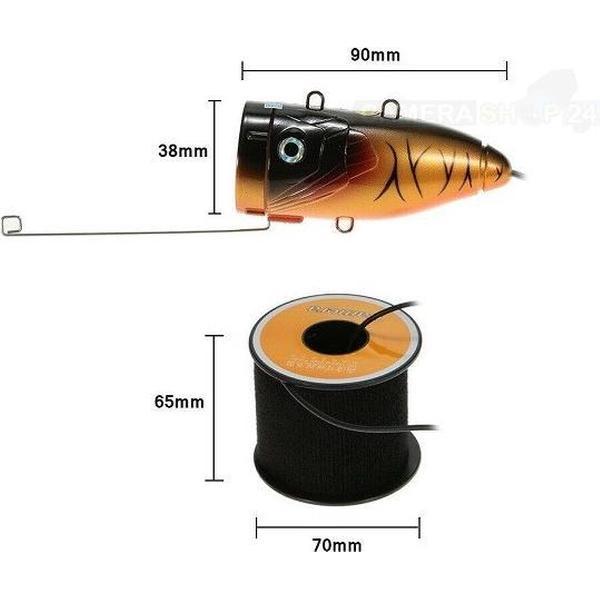 Onderwater camera kofferset - 1000TVL - 50 meter - uwc710b