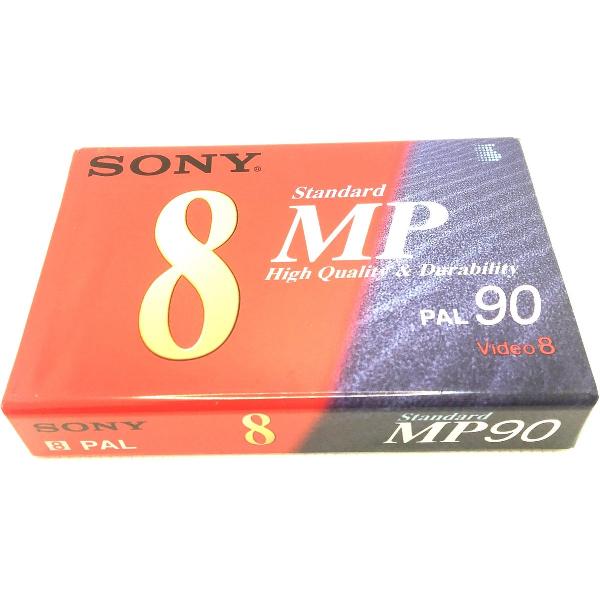 Sony Standard 8 MP High quality & durability PAL 90 Video 8 tape / LP 180min - SP 90min.