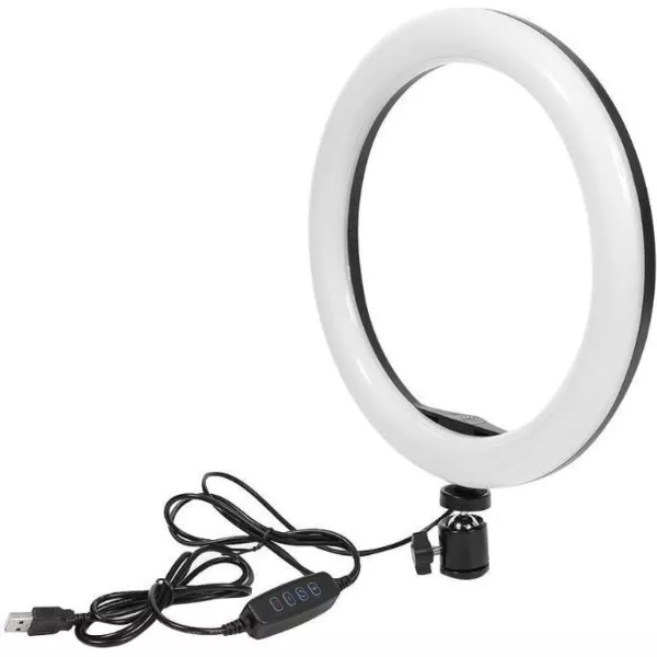 LED Ring Lamp 20Cm Inclusief Bluetooth Remote Shutter en Telefoonhouder (ZONDER Statief) - lamp - Ringlamp - Tik tok - flitser - Make up light - Ring Light