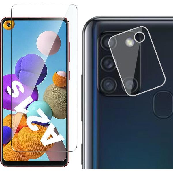 Samsung A21s Screenprotector - Samsung Galaxy A21s Screen Protector Glas en Samsung A21s Screenprotector Camera
