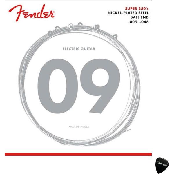 Fender Super 250s snarenset elektrisch Regular Light