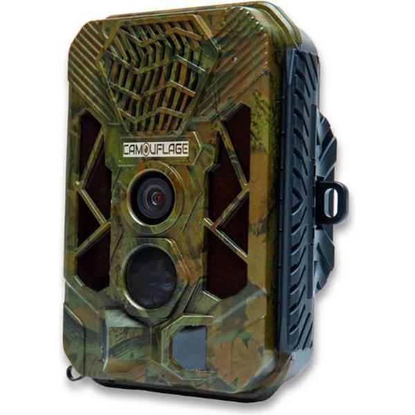 Camouflage EZA-1 Wildcamera - Wildcamera met Nachtzicht - 2.7K Video en 20MP - 40 Ingebouwde Dierengeluiden - Nederlandse Software