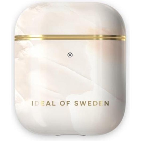 iDeal of Sweden AirPods Case Print voor 1st & 2nd Generation Rose Pearl Marble
