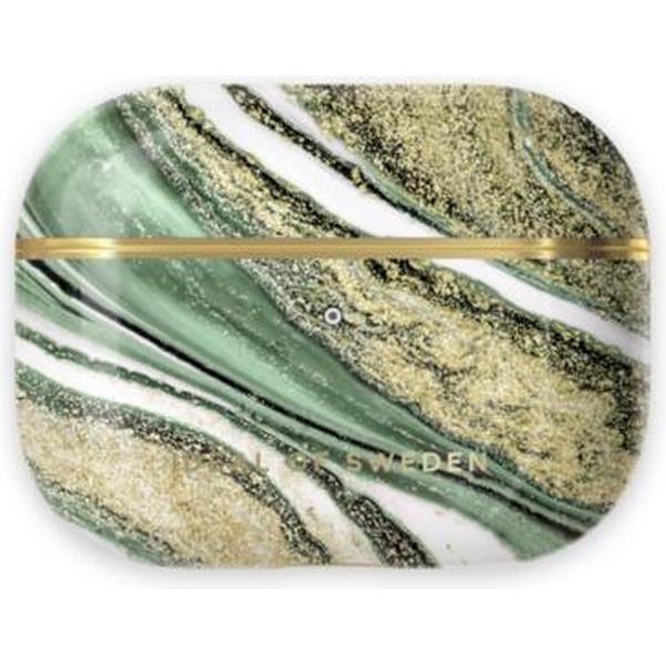 iDeal of Sweden AirPods Case Print voor Pro Cosmic Green Swirl