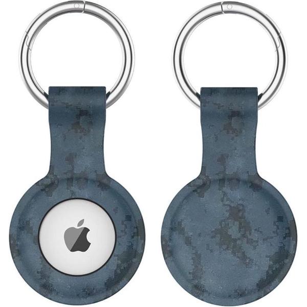 Apple AirTag Sleutelhanger Siliconen Bescherm Hoes Mozaiek Print