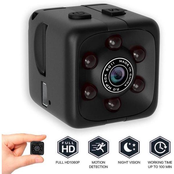 SAMA™ Mini spy cam - Mini verborgen camera - Full HD 1080P - Inclusief 32GB geheugenkaart - Incl gratis accessoires