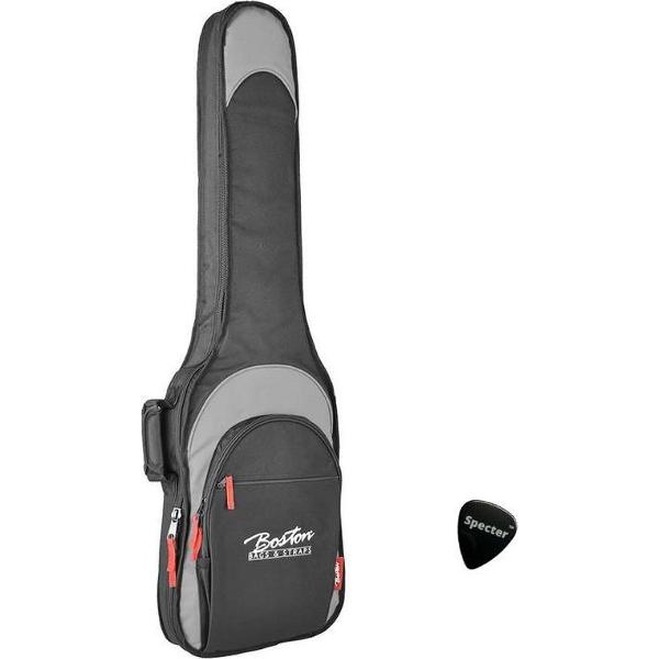 Boston Super Packer gitaartas voor basgitaar B-15-BG inclusief specter plectrum