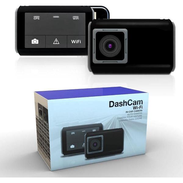 Dashcam voor Auto - Full HD - Kijkhoek van 125 graden - Wi-Fi - GPS - Inclusief oplader en houder