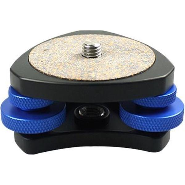 DLEV-3838 Precisie Waterpas Nivellering Base Statiefkopplaat met 3/8 inch Schroef & 3 Aanpassingsknoppen voor Statiefbevestiging