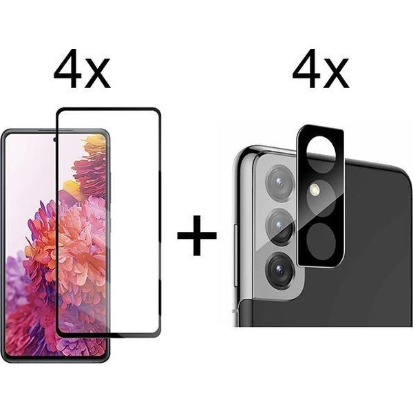 Beschermglas Samsung S21 Plus Screenprotector Full 4 stuks - Samsung Galaxy S21 Plus Screenprotector - Samsung S21 Plus Screen Protector Camera - 4 stuks