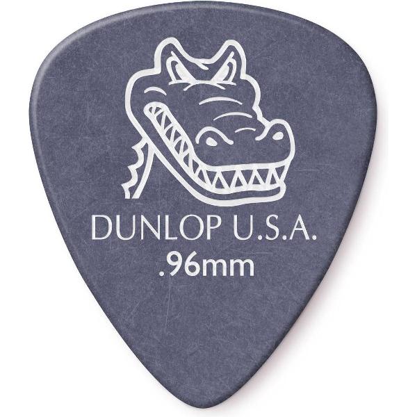 Dunlop Tortex Gator Grip Pick 0.96 mm 6-pack standaard plectrum