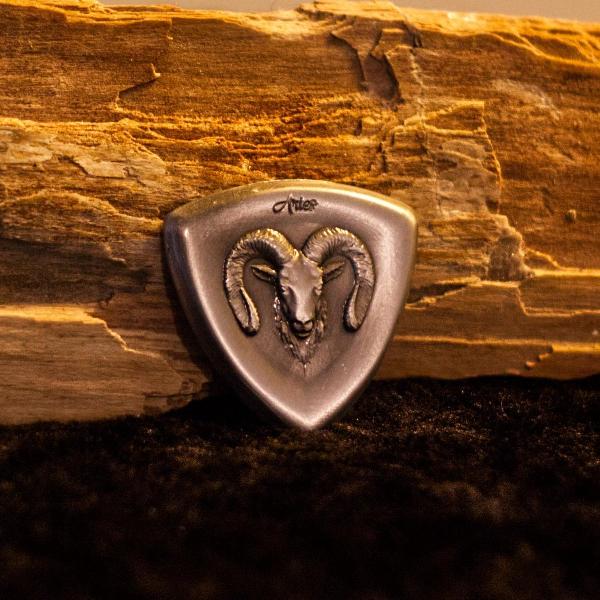 Verzilverde plectrum - Sterrenbeelden - Ram