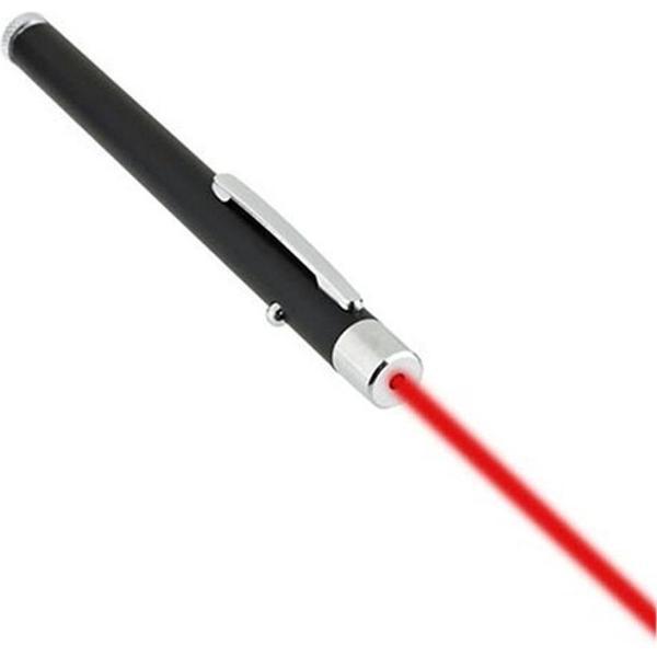 Laserpen - Rood - 2 x AA batterijen - Luxe opbergdoos - Hoge kwaliteit