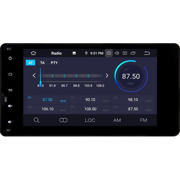 Mitsubishi Outlander 2012-2019 radio navigatie carkit android 10 usb 64GB ook geschikt voor iphone