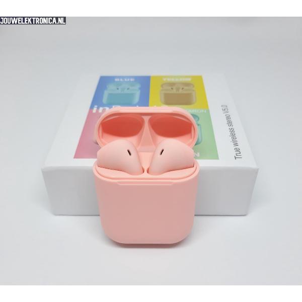 Draadloze Bluetooth Oordopjes Inpods Kleur: Roze