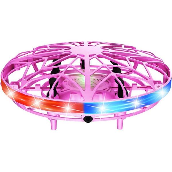 UFO Drone - Handgestuurd – Infrarood sensoren - Roze