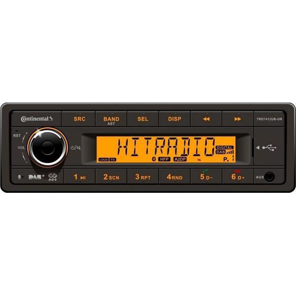 Continental TRD7412UB-OR Bluetooth / DAB+ / FM - Autoradio