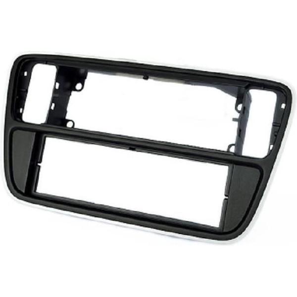 VW, Skoda, Seat Zwart Single Din Radio Fascia Panel Adapter voor Car Stereo Head Units