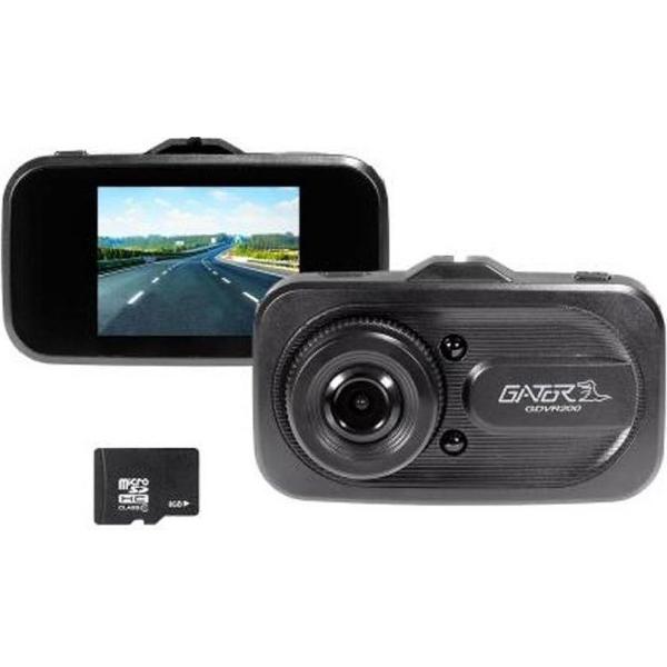 Gator dashcam 720 HD + Display + 8GB Micro SD