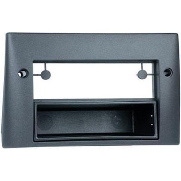 2-DIN frame met bakje Fiat Stilo 2001> zwart