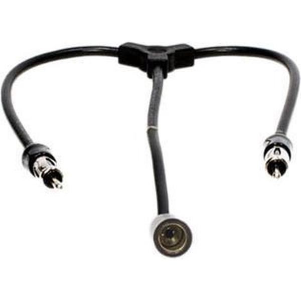 adapterkabel 20 cm Y Splitter 2 x DIN M - DIN F 1 x