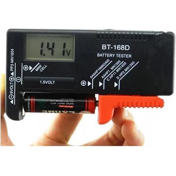 LOUZIR Batterij Tester Model BT-168D w / 1.4 - Zwart + Rood