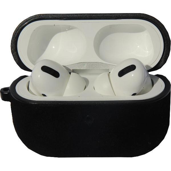 Airpods Pro Alcantara Case Zwart