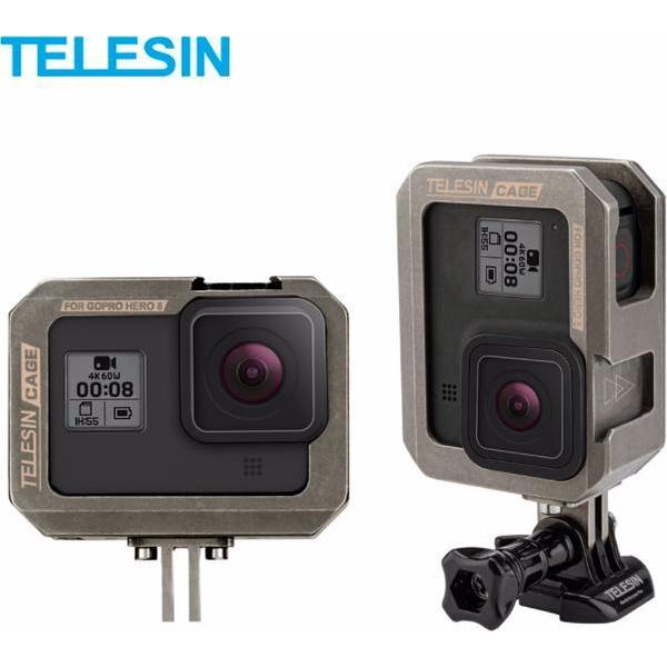 PRO SERIES Frame Behuizing Case Verticale/Horizontale Bumper Aluminium voor GoPro Hero 8