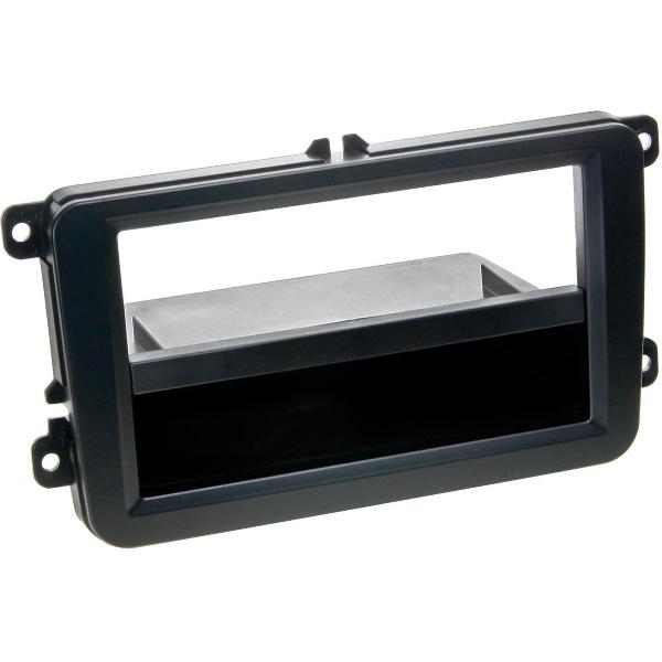 2-DIN Paneel with pocket Seat-Skoda-Volkswagen Kleur: Zwart