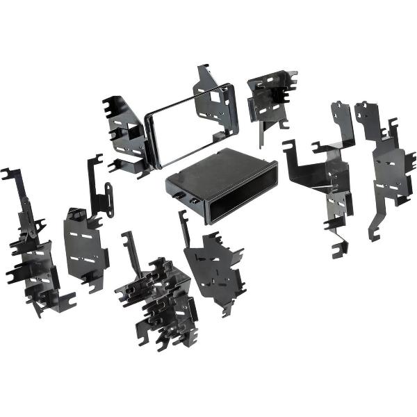 2-DIN Paneel Toyota - Pontiac - Subaru Kleur: Zwart