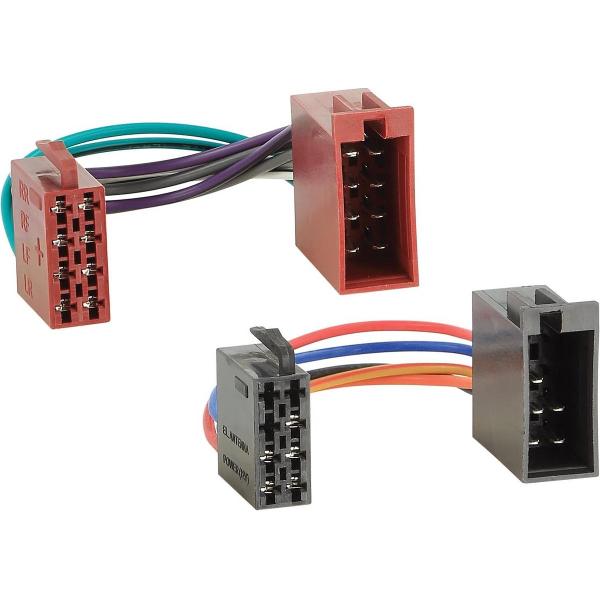 Radio Aansluitkabel ISO Verlenging Audi / VW / Skoda (Stroom gedraaid)