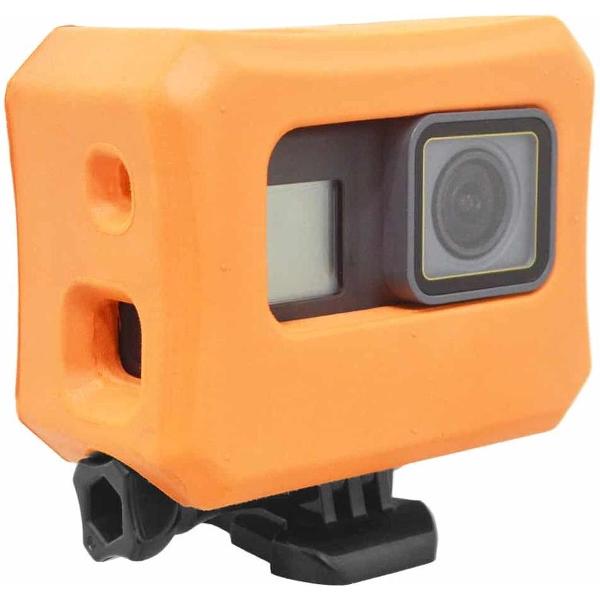 PULUZ Floaty-hoes met achterdeur voor GoPro HERO7 / 6/5 (oranje)