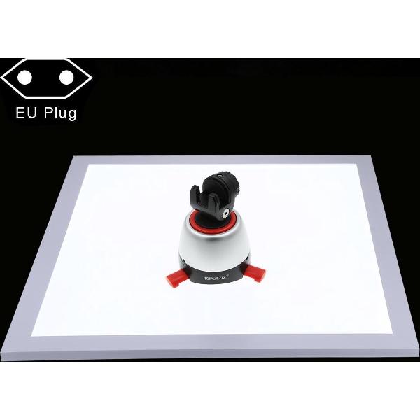 PULUZ 1200LM LED Fotografie Shadowless Light Lamp Panel Padt met schakelaar, Acryl Materiaal, No Polar Dimmen Licht, 34,7 cm x 34,7 cm Effectieve gebied, EU Plug