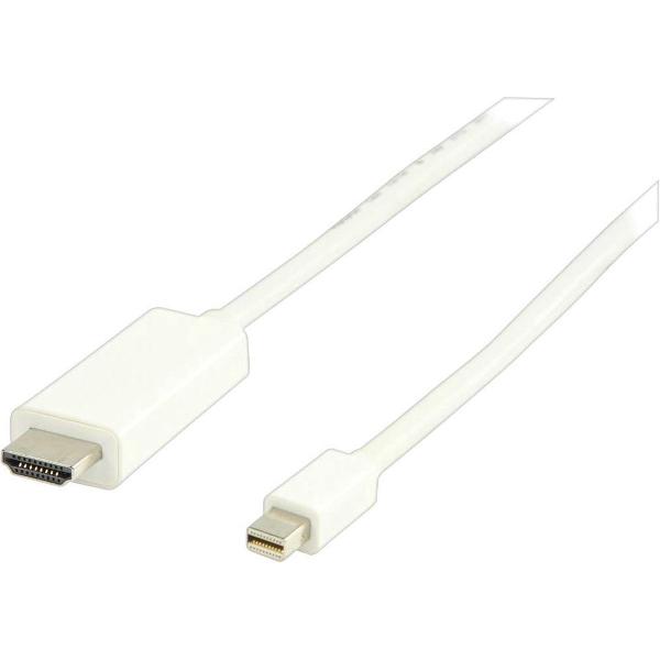 Valueline - 1.3 HDMI naar Mini DisplayPort - 2 m - Wit