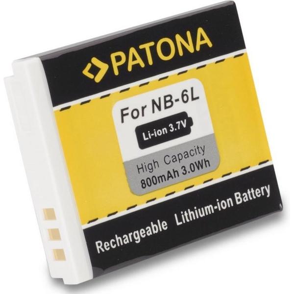 PATONA 1006 NB-6L Lithium-Ion 800mAh 3.7V oplaadbare batterij/accu