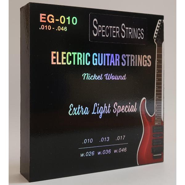Specter Strings professionele snaren voor de elektrische gitaar set .010 Nickel - snarenset