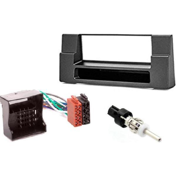 Bmw x5 e53 5-serie e39 1-din inbouwframe met kabel en antenne kit frame autoradio