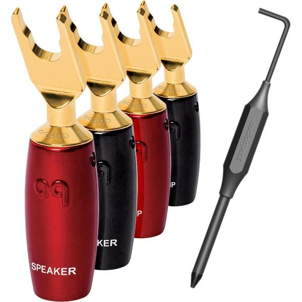 AudioQuest Spade 500 Gold 6 set - Spade plug