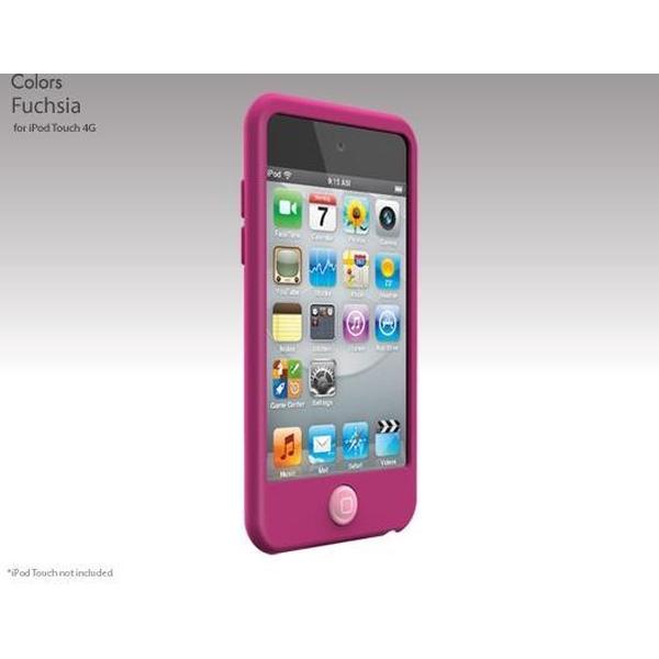 SwitchEasy Colors Siliconen Hoes iPod Touch 4G Fuchsia