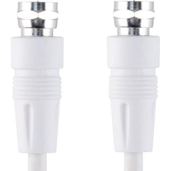 Bandridge VVL9105 coax-kabel 5 m F Wit