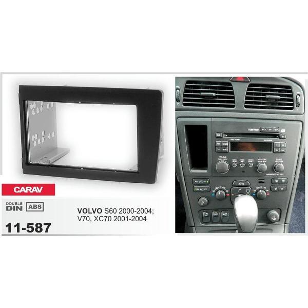 2-DIN VOLVO S60 2000-2004; V70, XC70 2001-2004 inbouwpaneel Audiovolt 11-587