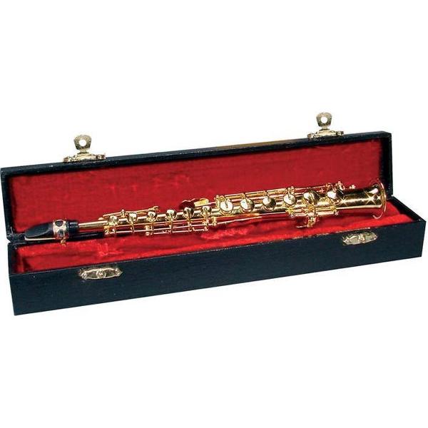 Miniatuur Instrument Sopraansax 24cm MSP-240 Boston