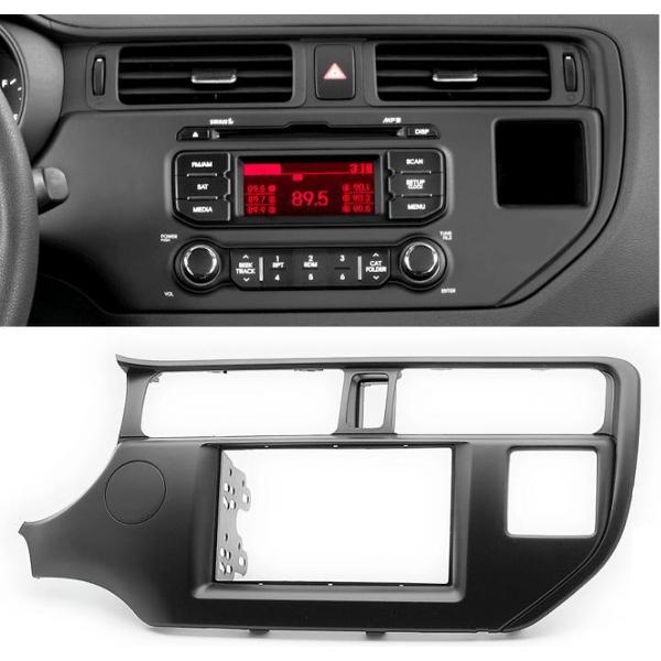 2-DIN KIA Rio (UB), K3, Pride 2011-2015 (without SRS / Left wheel) frame Audiovolt 11-291
