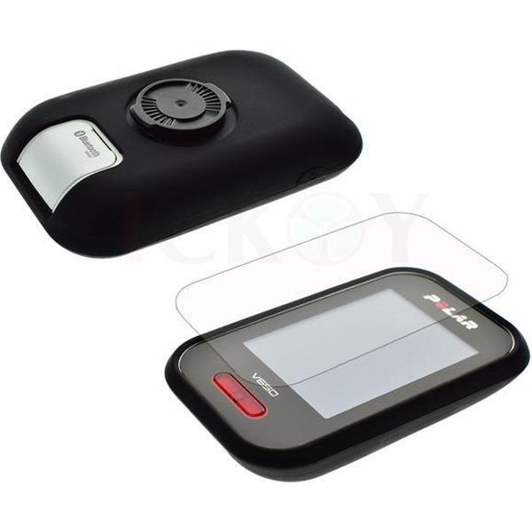 2-in-1 Screen Protector & Beschermhoes Case Cover Voor Polar V650 - Zwart